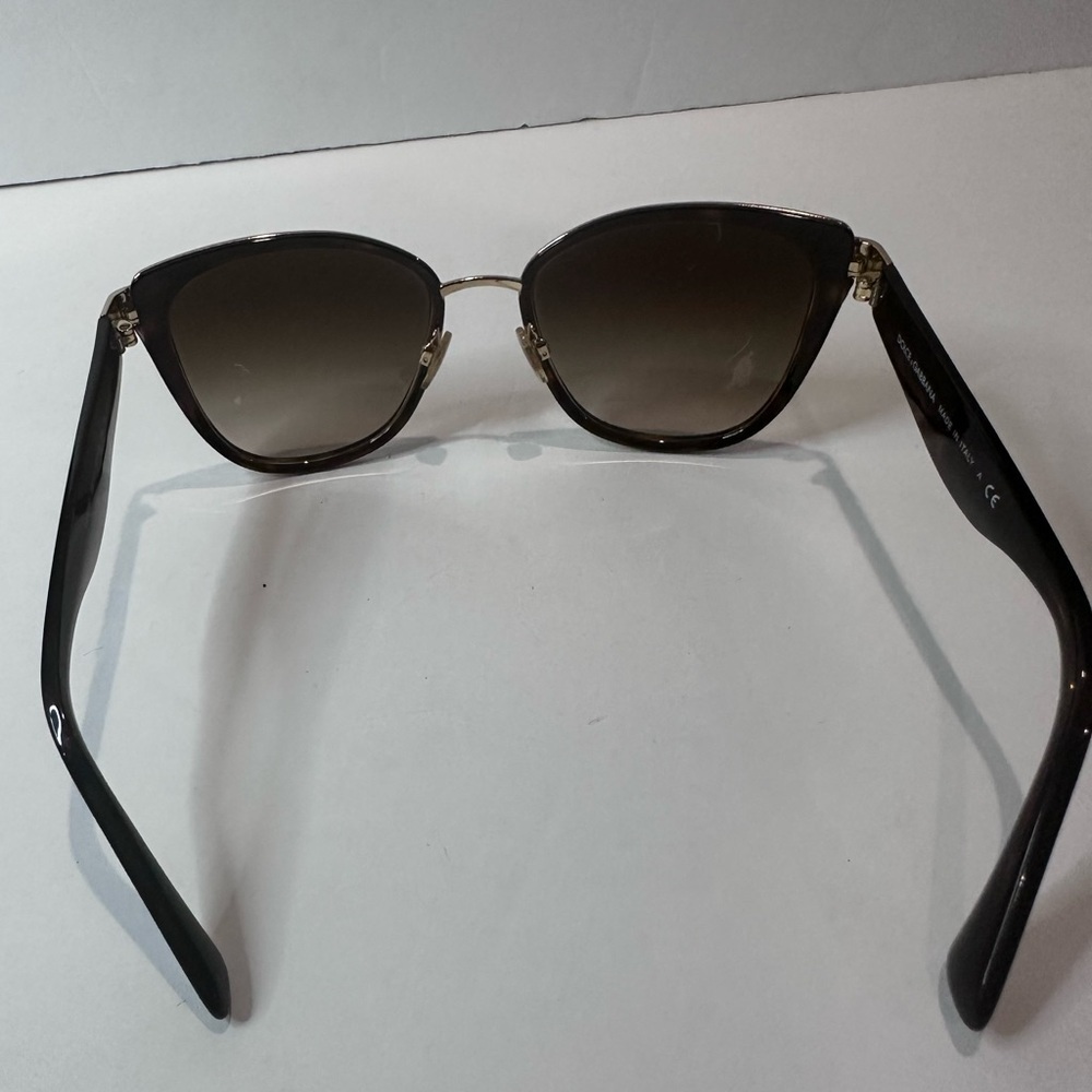 Dolce & Gabbana Brown Cat-Eye Sunglasses - Picture 3 of 7